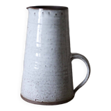 Large Roger Jacques stoneware pitcher