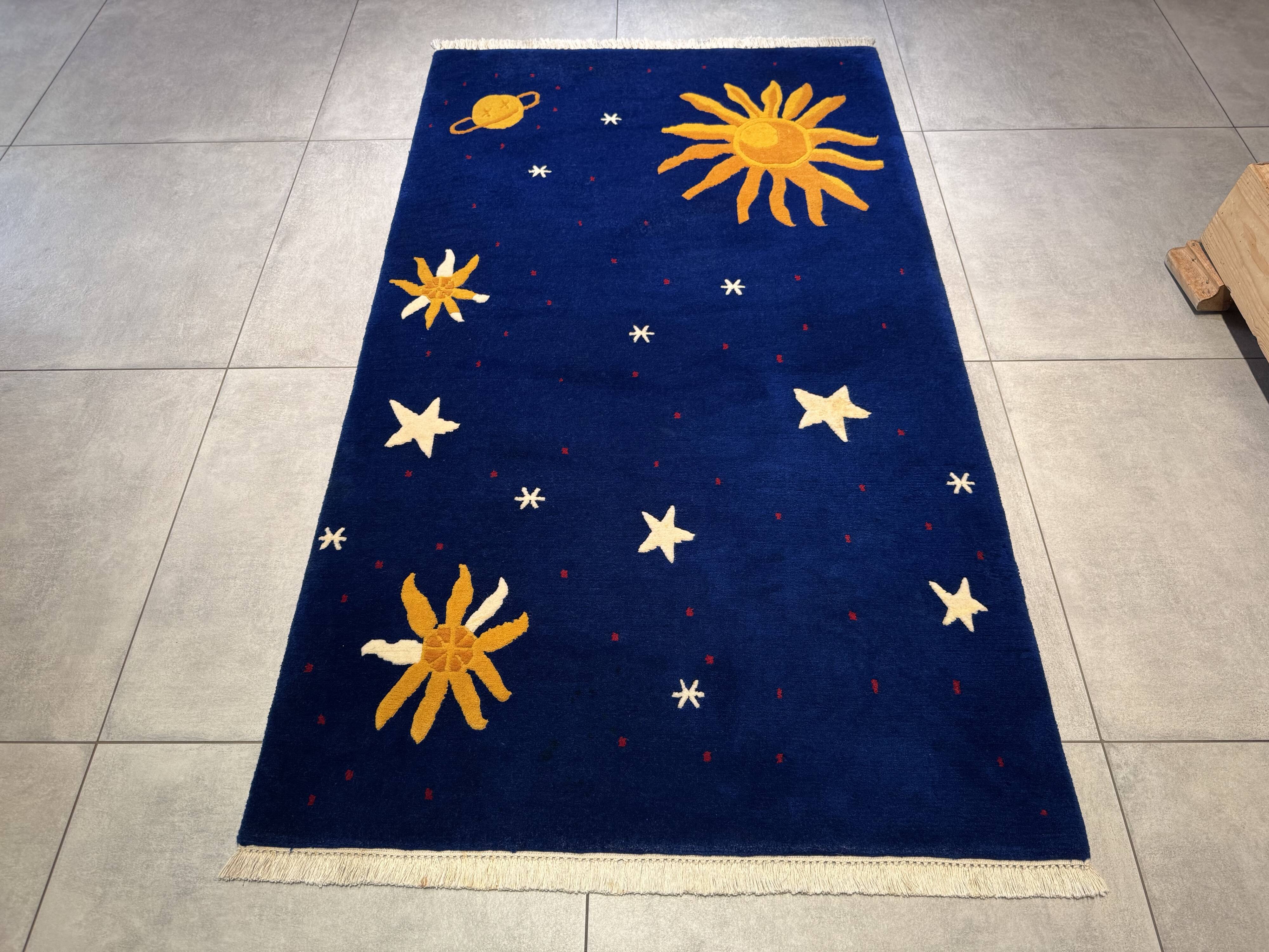 Nepal rug stars 160x94 cm