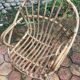 Paire de fauteuils en rotin vintage