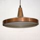 Vintage Copper Pendant Lamp: 1960s Scandinavian Design