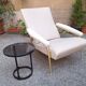 poltrona D.153.1 deza distex en cuir gio ponti pour molteni