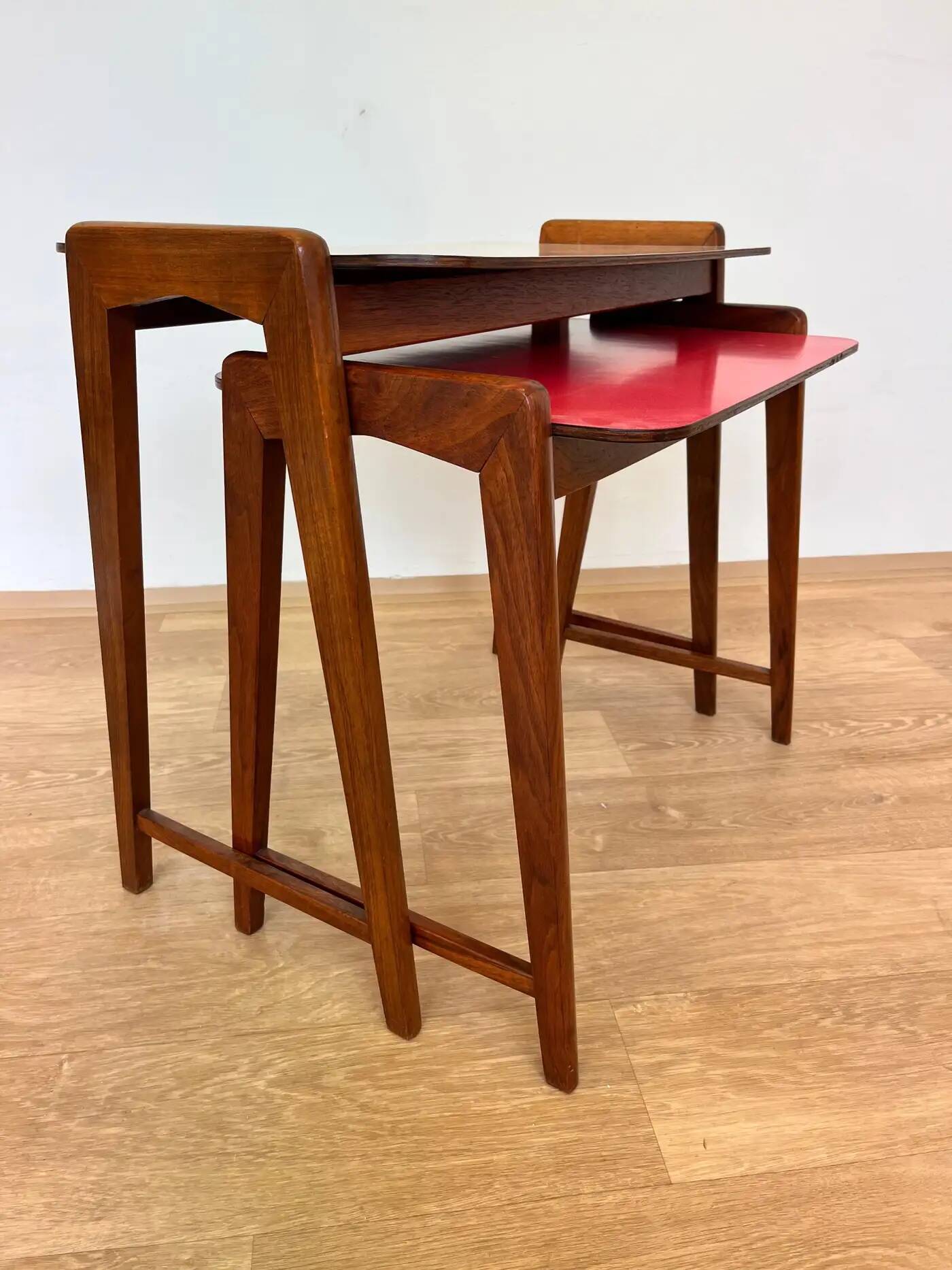 Set of two design formica nesting tables - Czechoslovakia, around 1960s