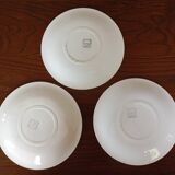 3 Salins dessert plates