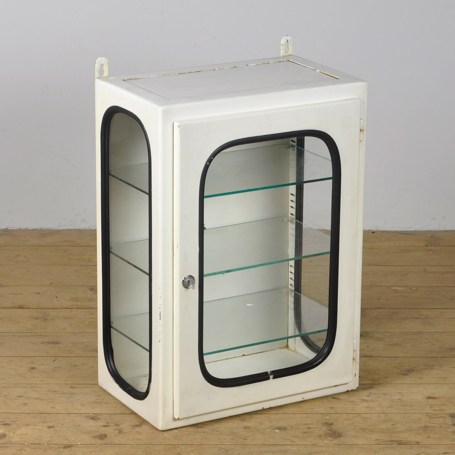 Vintage hospital medicine cabinet, 1970s