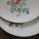 8 oval plates Salins – 1970s – Botanical roses