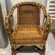 Fauteuil en rotin enfant vintage