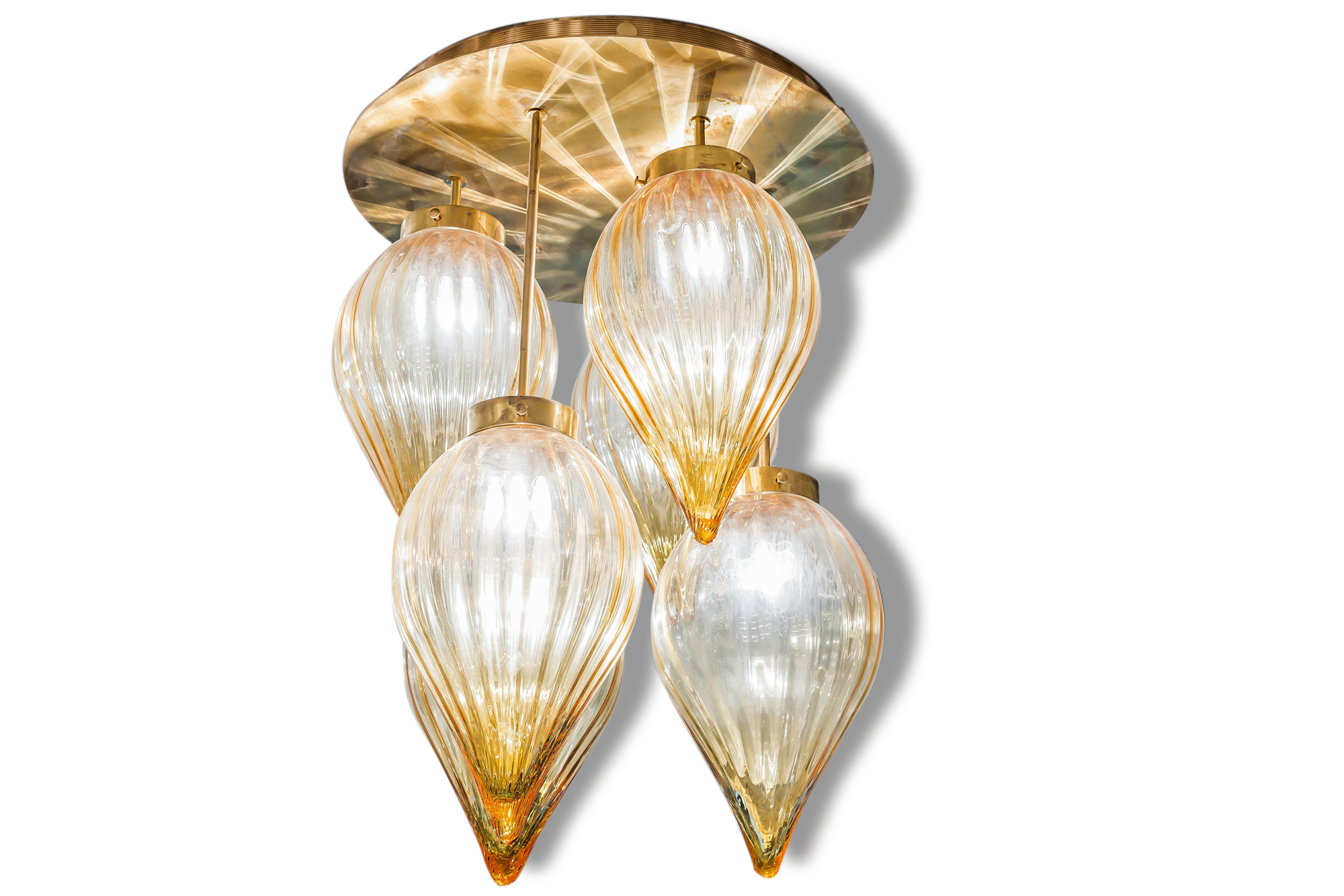 Murano glass chandelier drops