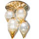 Murano glass chandelier drops