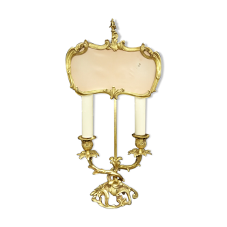 Large screen lamp, style Louis XV, end 19th