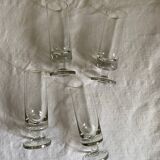 Ensemble de 4 flûtes à champagne en verre épais