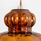 Amber pendant lamp, France, 1960's