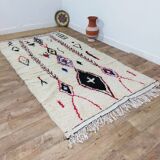 Handmade Moroccan Berber Rug 260 X 147 CM