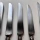 18 Wiskemann table knives in horn