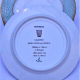Puiforcat service part in limoges porcelain, galuchat model, by manuel canovas
