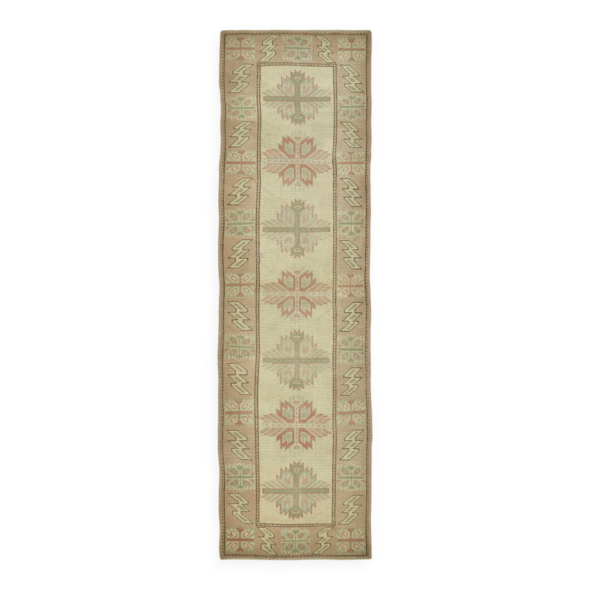 Turkish Vintage Anatolian Rug 86 cm x 294 cm