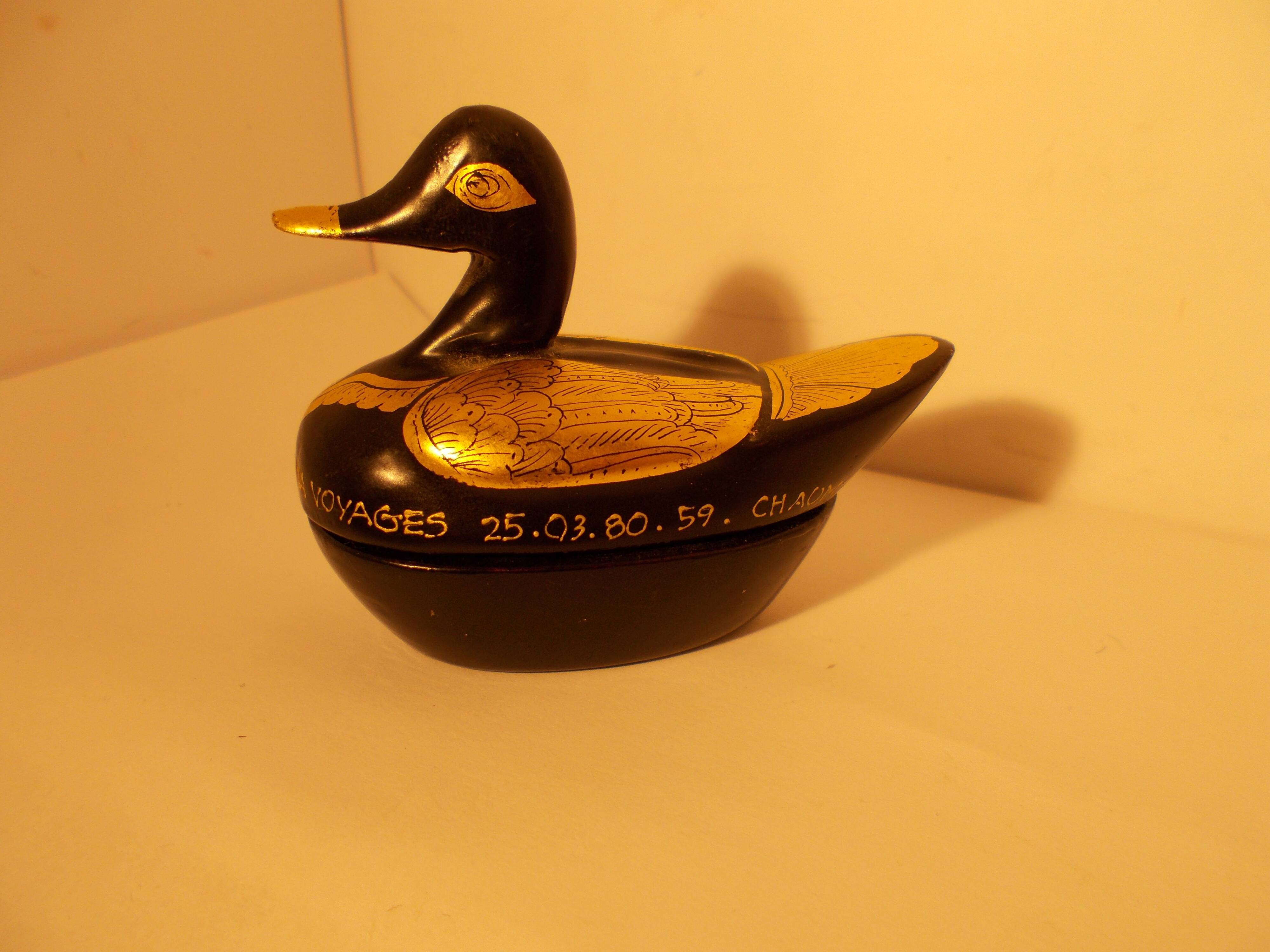 Box Duck wood lacquered