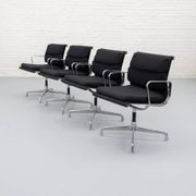 Eames EA208 Soft Pad Chair Herman Miller 1970s