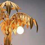Gold Metal Table Lamp by Hans Kögl circa 1970