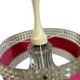 Vintage space age pink chandelier / suspension