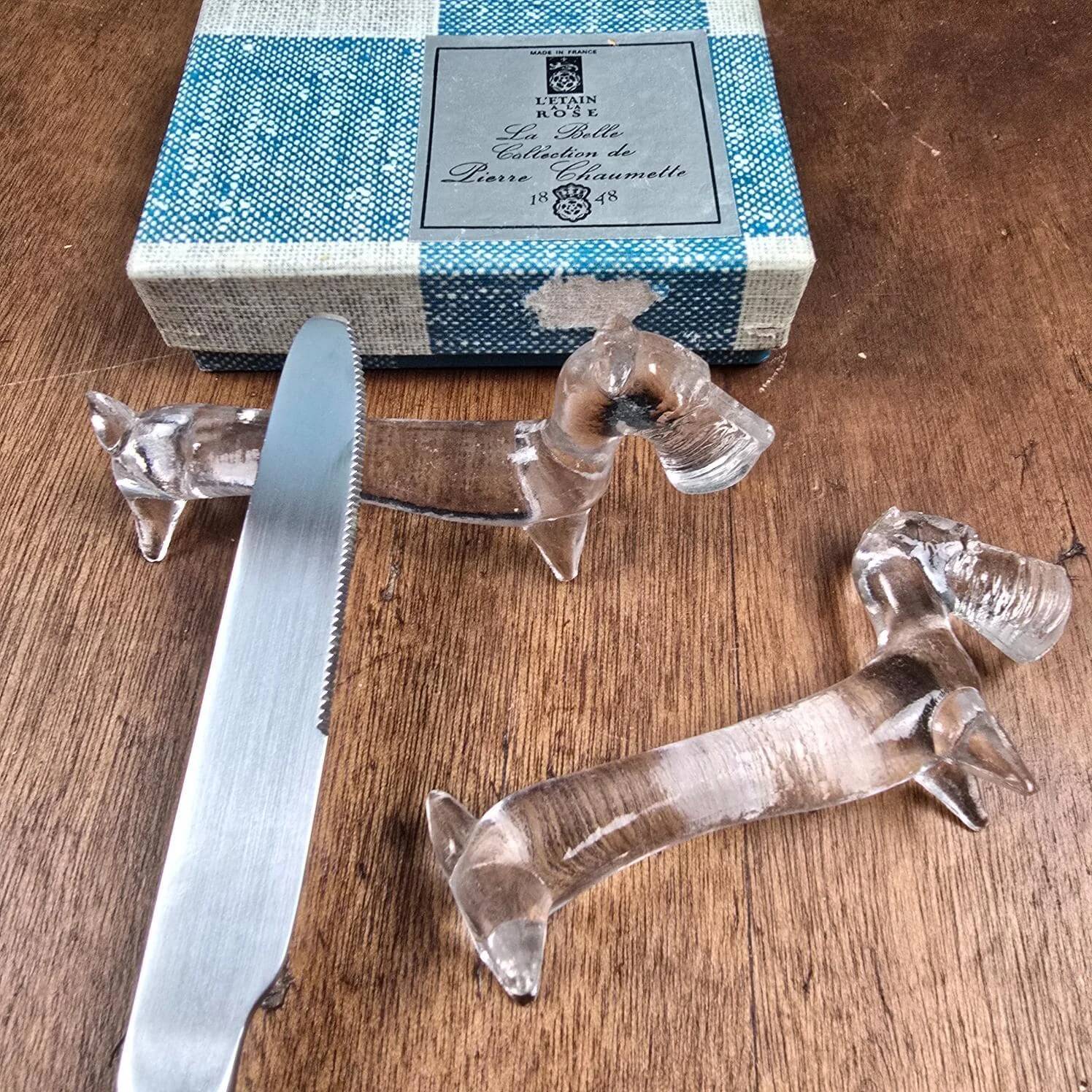 Set of 2 vintage Scottish Terrier knife rests – The Rose Tin