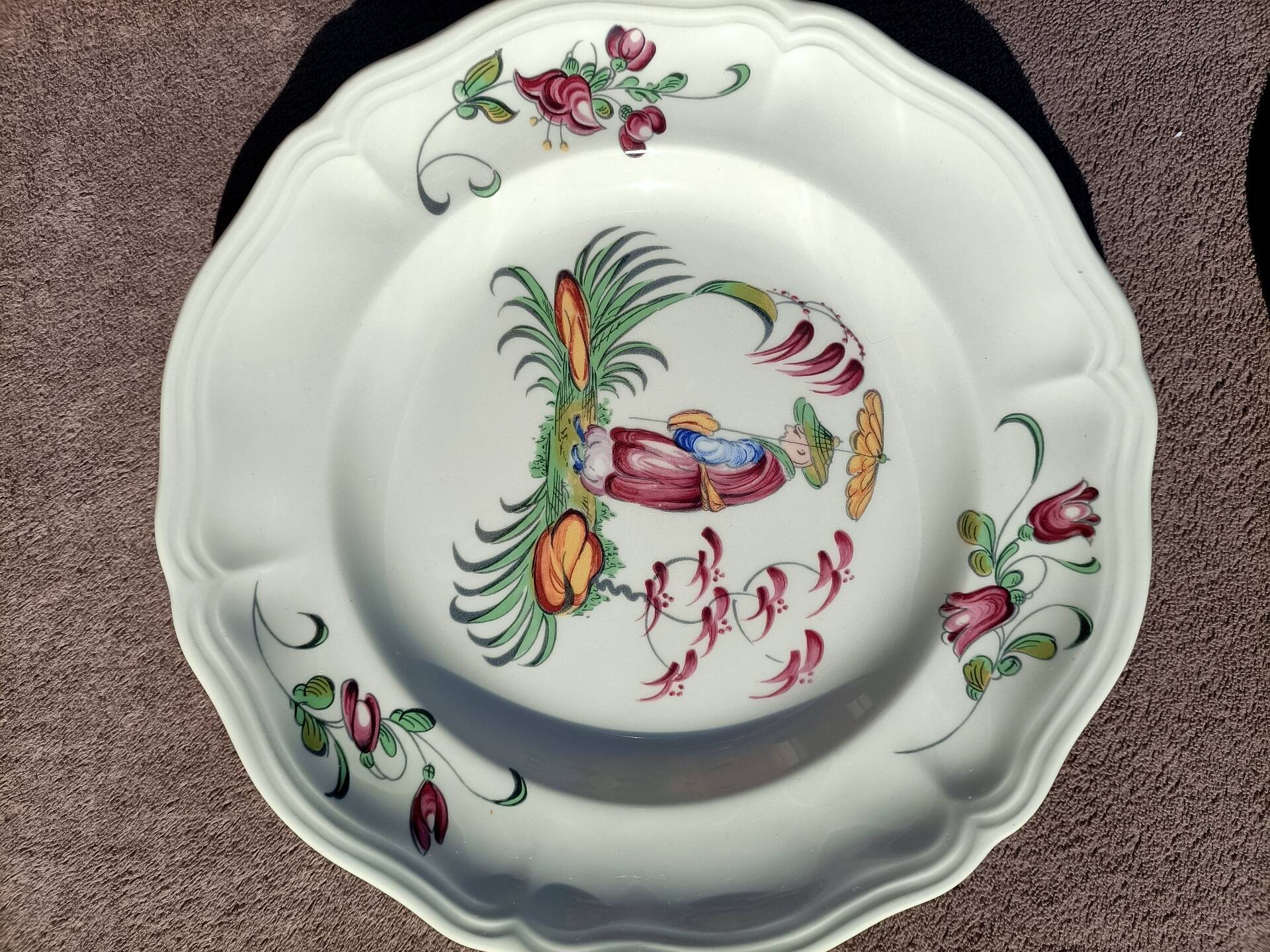 Set of plates x6 Longchamp