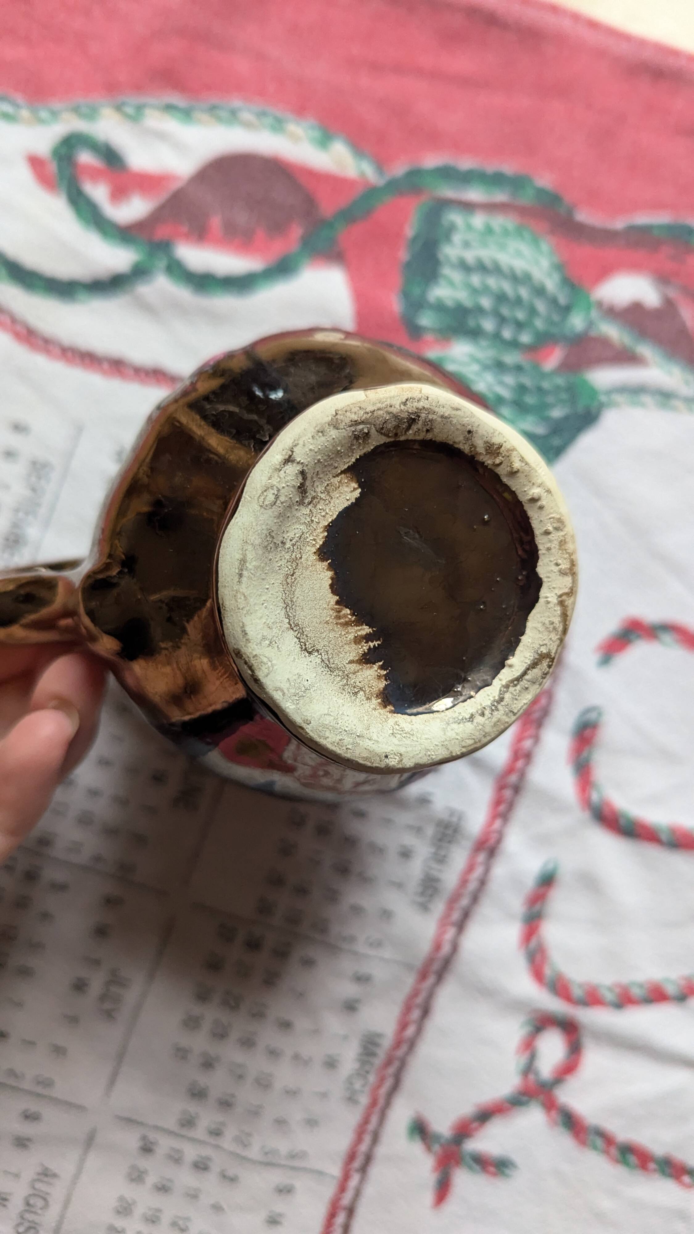 Vallauris sugar bowl + milk jug