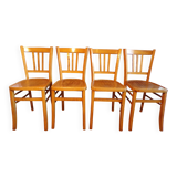 Set of 4 Luterma bistro chairs 1950