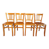 Set of 4 Luterma bistro chairs 1950