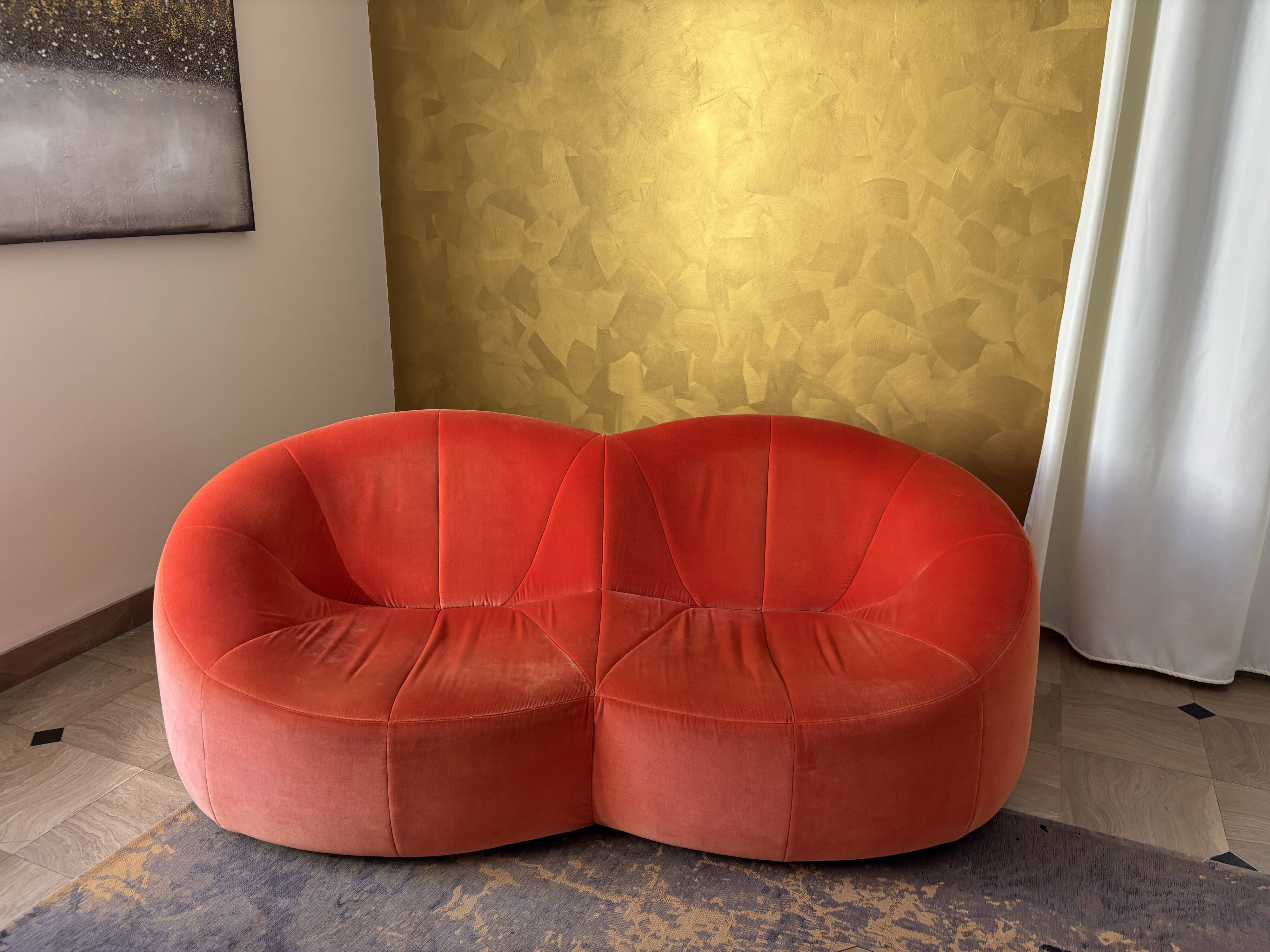 Pierre Paulin Pumpkin Sofa