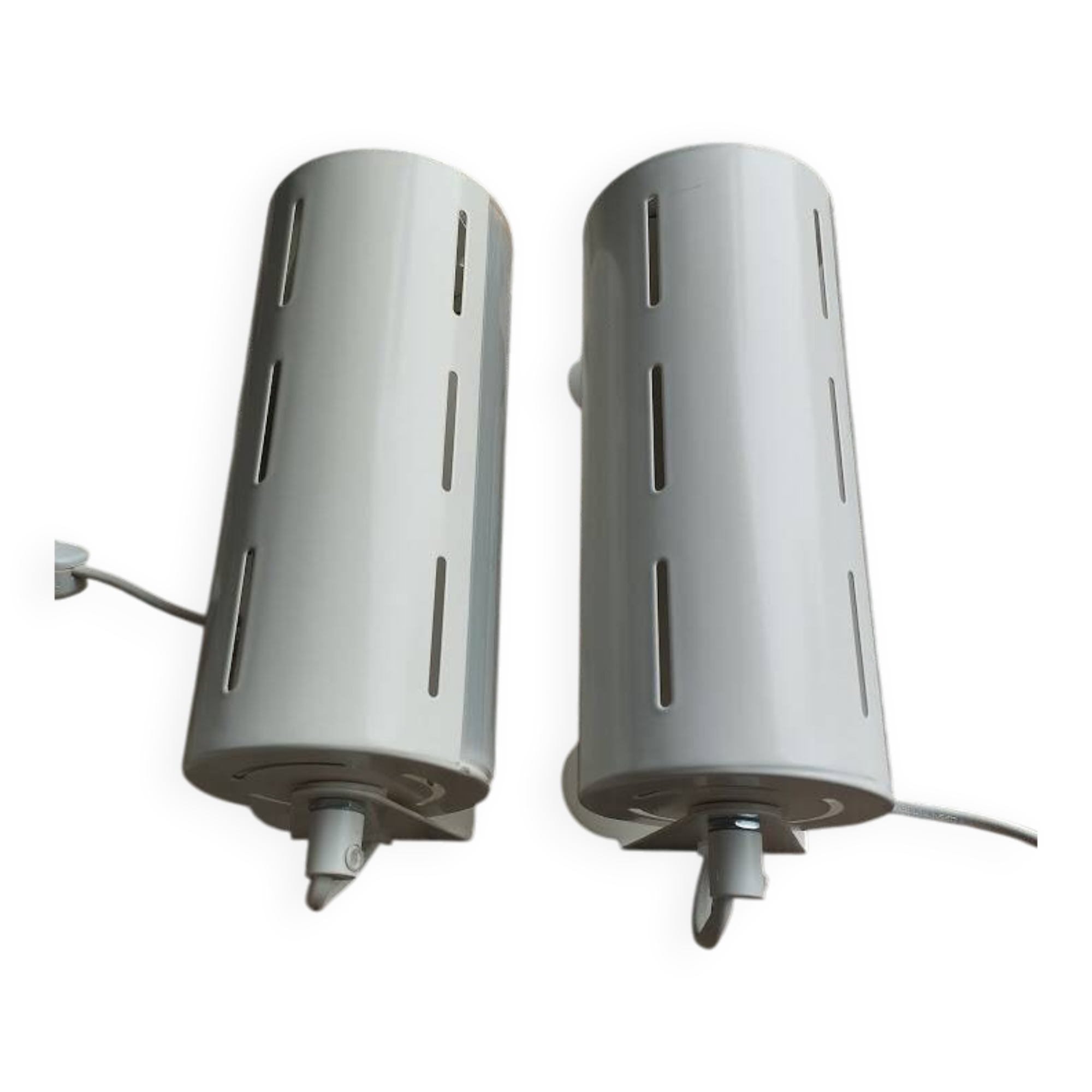 SMYG wall lights duo – IKEA Model Typ V1013 – 2000s design – ecru