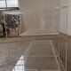 80s plexiglass hi-fi furniture shelf