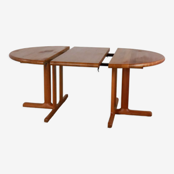 Danish design extendable round dining room table 'Skast'