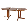Danish design extendable round dining room table 'Skast'