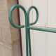 Wrought iron towel rack