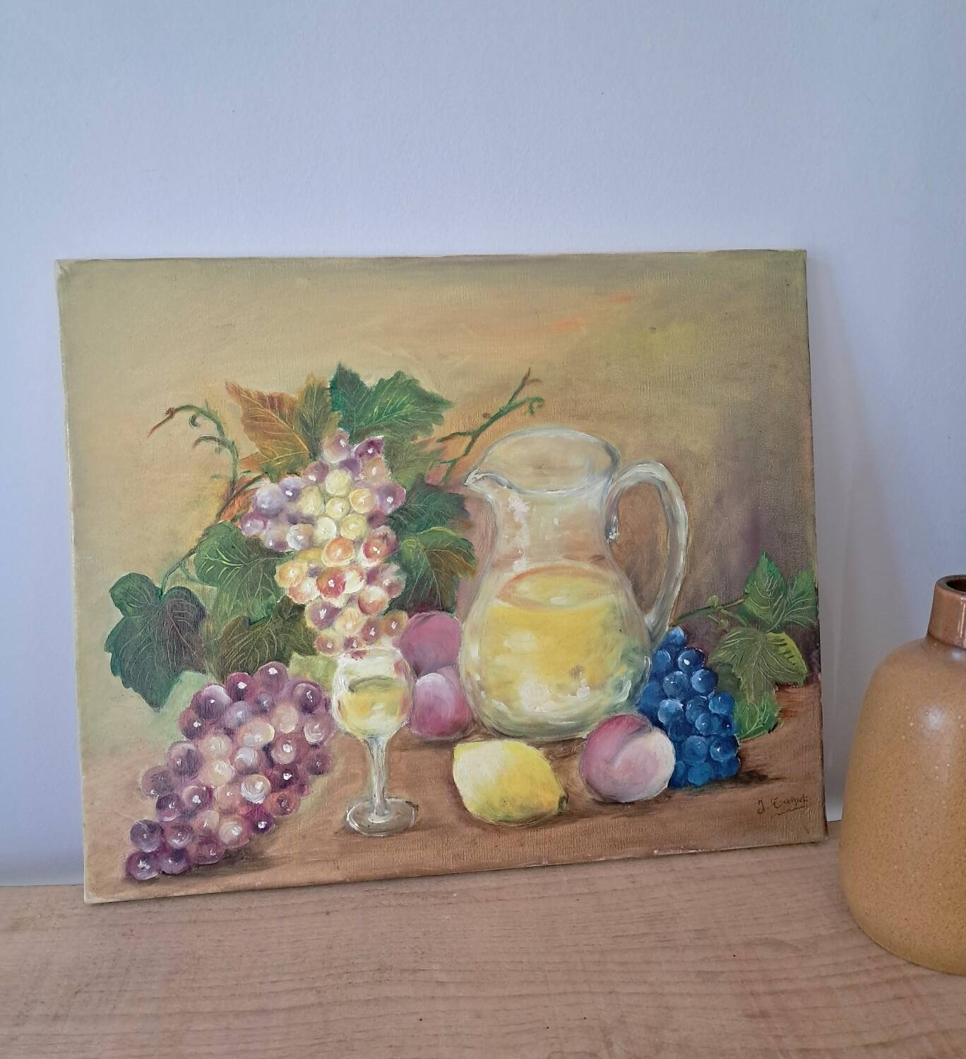 Tableau nature morte toile