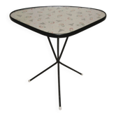 Table basse cocktail tripode des années 50