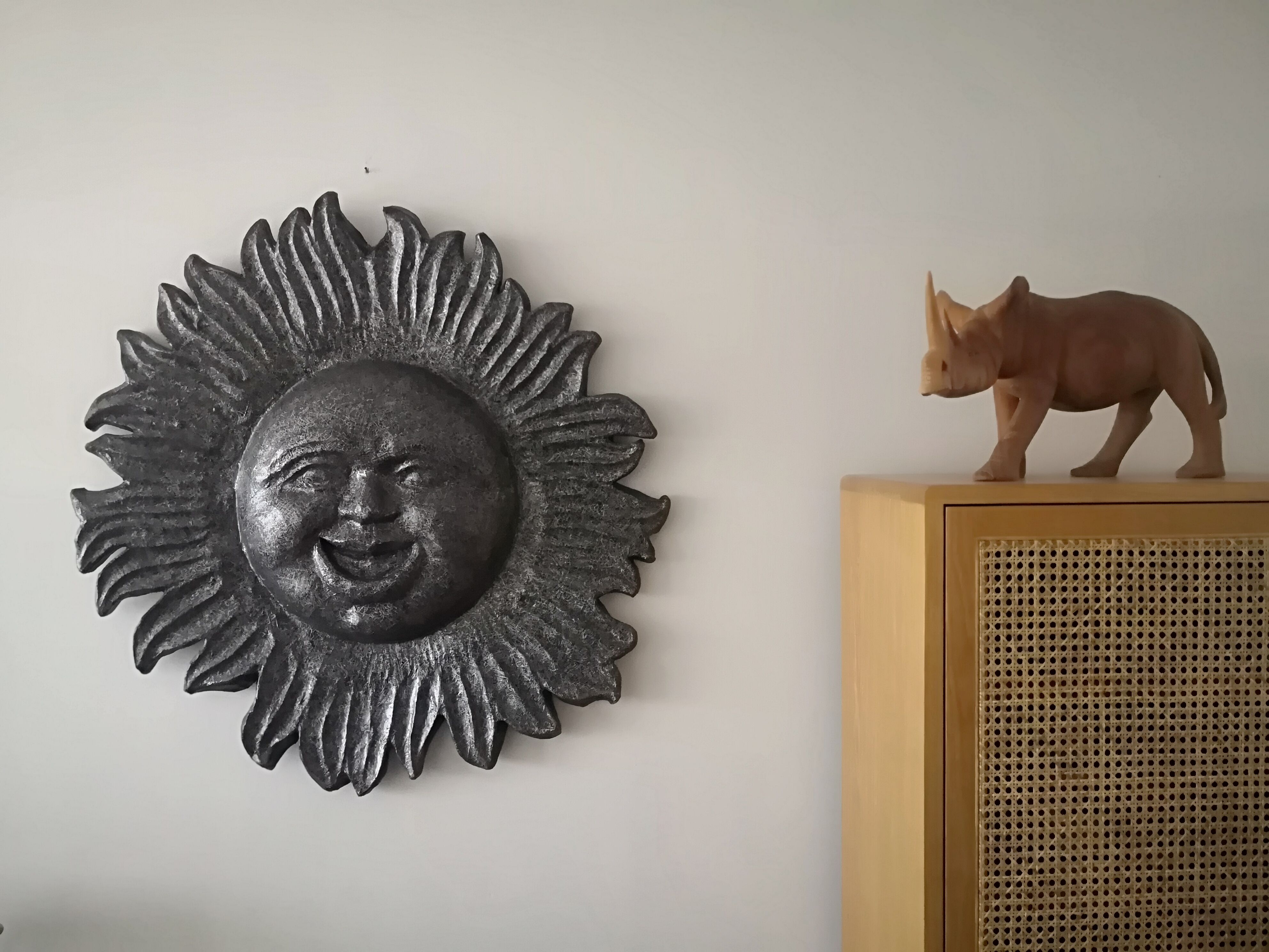 Sun wall decoration