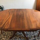 Solid walnut dining table