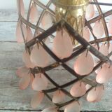 Hanging lamp with stamps