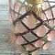Hanging lamp with stamps