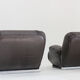 Giuseppe Munari lounge chairs brown leather 1970s, Italy, set of 2