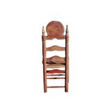 Polychrome throne