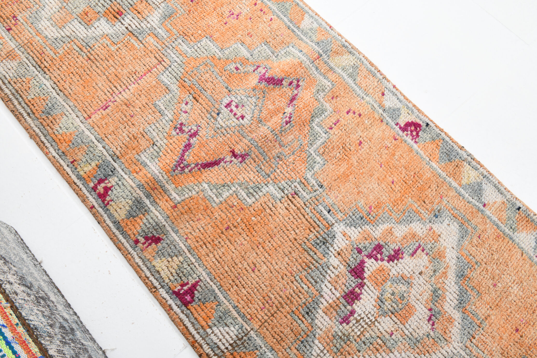 3x12 Vintage Herki Runner Rug, 83x367Cm