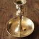 Brass candle holder cellar rat