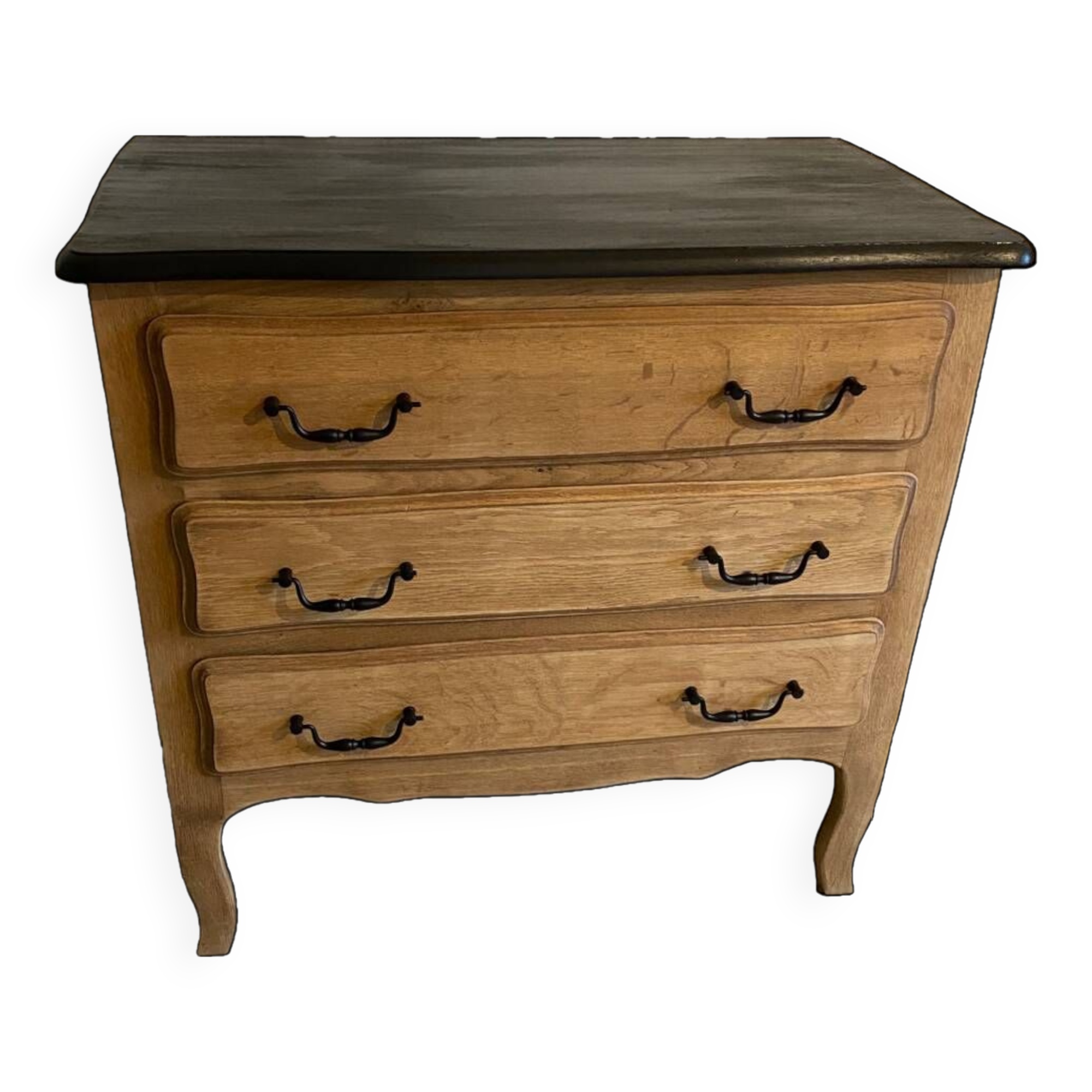 Raw oak chest of drawers