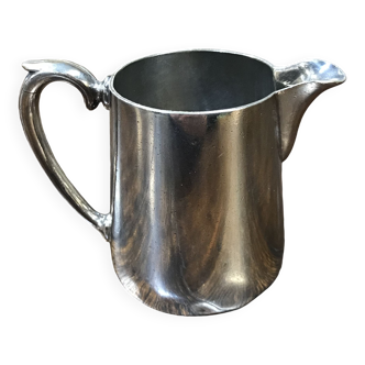 English silver plated milk jug