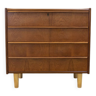 Commode danoise en teck par Hanbjerg, années 1960
