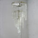 Chandelier by Carlo Nason, edited by Mazzega, Murano, Italy, circa 1970