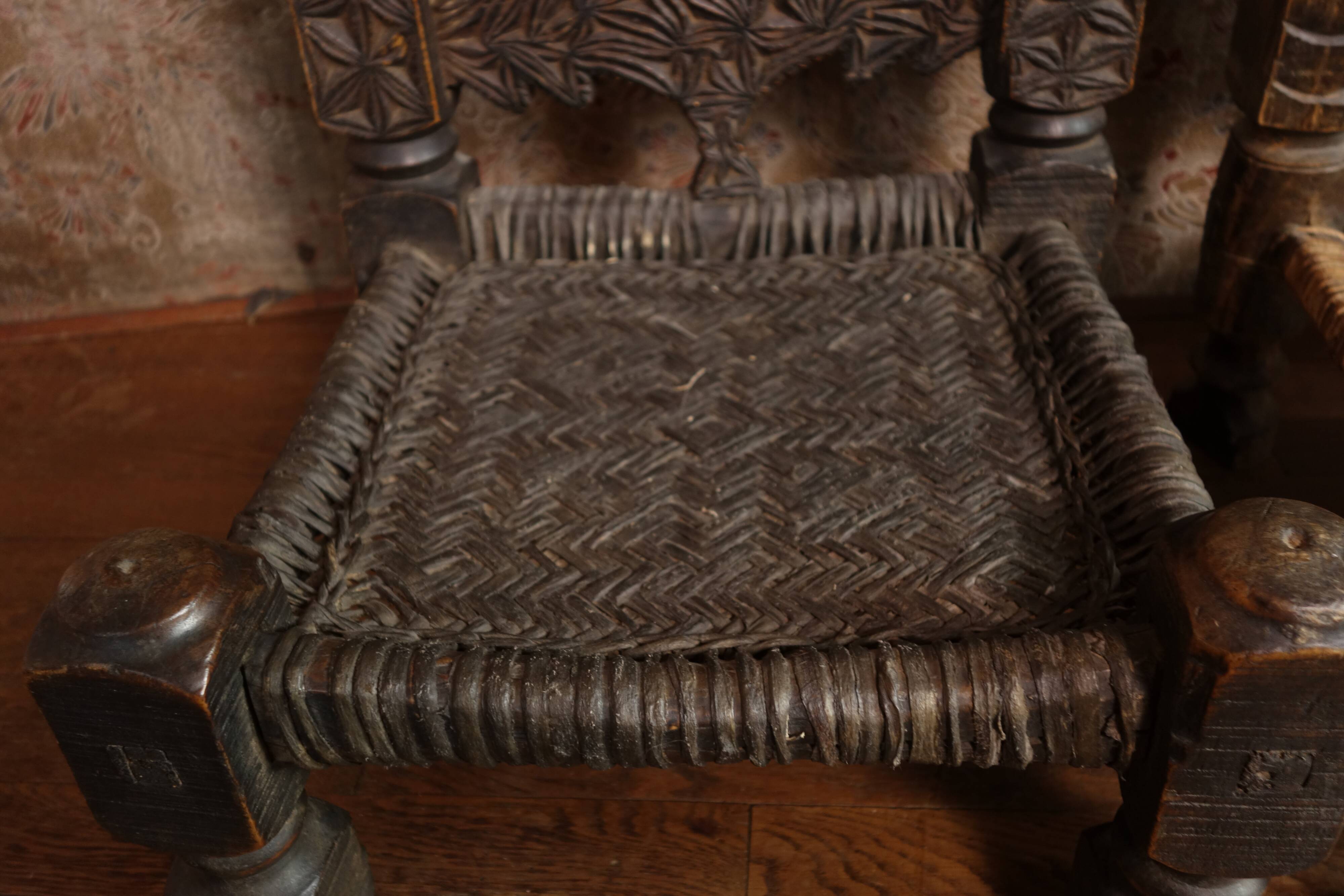 Antique Afghan chair