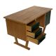 Bureau vintage des années 1960, design de bureau compact